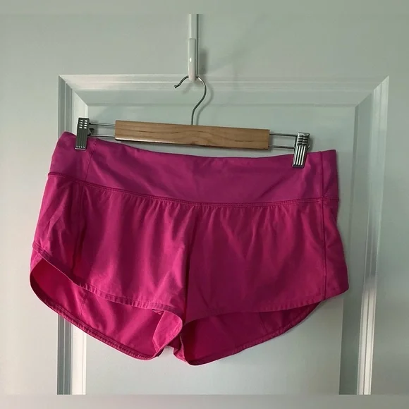 Lululemon Speed Up Shorts 2.5” Inseam Sonic Pink Size 8 - Picture 1 of 7